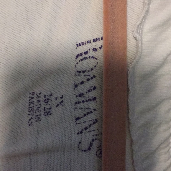 Roaman’s S/S white tunic, size 3x - Picture 3 of 6